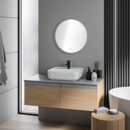 Brilagi - LED RGBW kylpyhuoneen lämmitettävä peili CLARA PRO LED/19W/230V Ø 60 cm IP44 CRI 90 himmennettävä + CCT + kaukosäädin