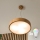 Brilagi - LED RGBW-himmennettävä riippuvalaisin vaijerilla CARVALHO 3xE27/9W/230V 2700–6500K Wi‑Fi tammi Ø 47,5 cm