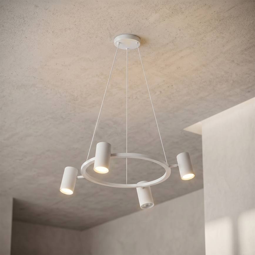 BRILAGI - LED RGBW himmennettävä riippuvalaisin vaijerilla SELE 4xGU10/6,5W/230V 2700-6500K valkoinen