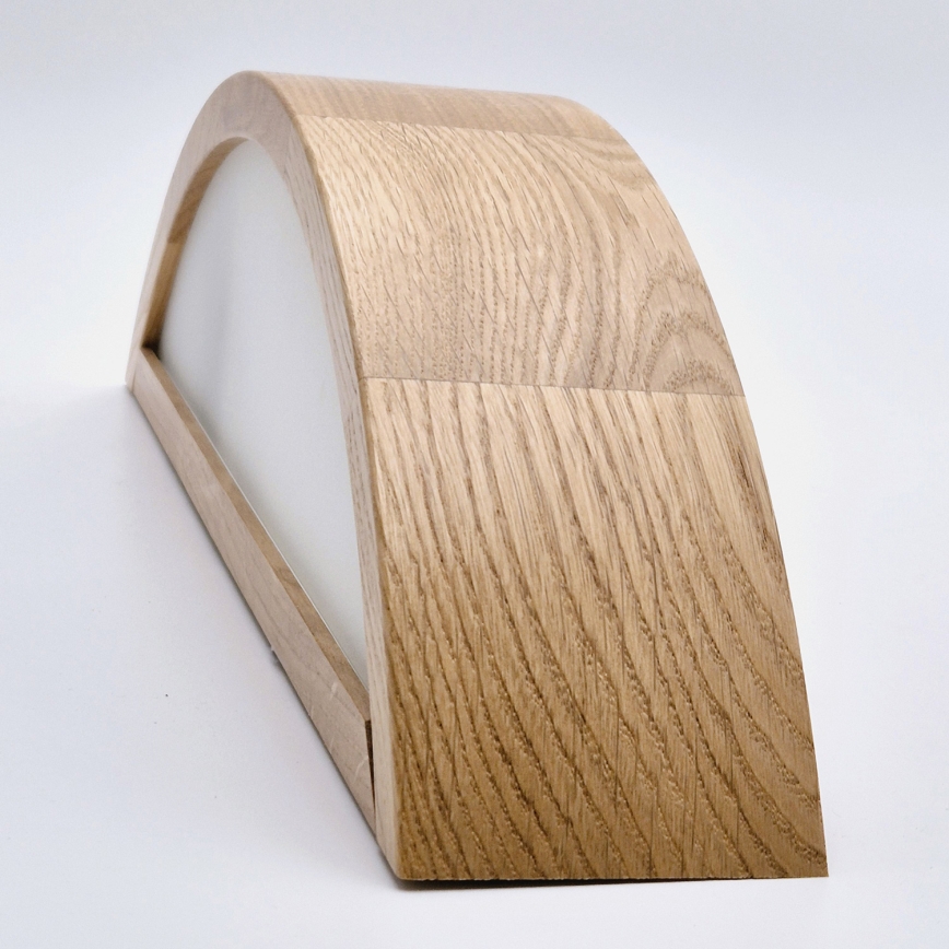 Brilagi - LED RGBW himmennettävä seinävalaisin CARVALHO 1xE27/15W/230V 2700-6500K Wi-Fi tammi