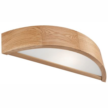 Brilagi - LED RGBW himmennettävä seinävalaisin CARVALHO 1xE27/9W/230V 2700-6500K Wi-Fi tammi