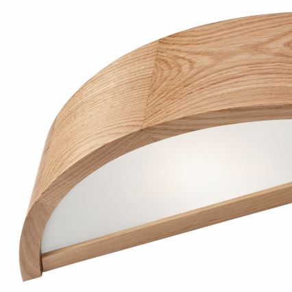 Brilagi - LED RGBW himmennettävä seinävalaisin CARVALHO 1xE27/9W/230V 2700-6500K Wi-Fi tammi