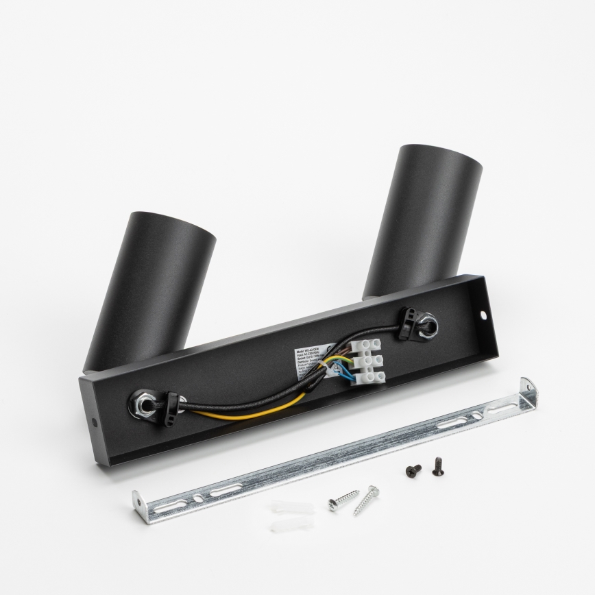 Brilagi - LED RGBW himmennettävä kohdevalaisin SELE 2xGU10/6W/230V 3000K musta + kaukosäädin