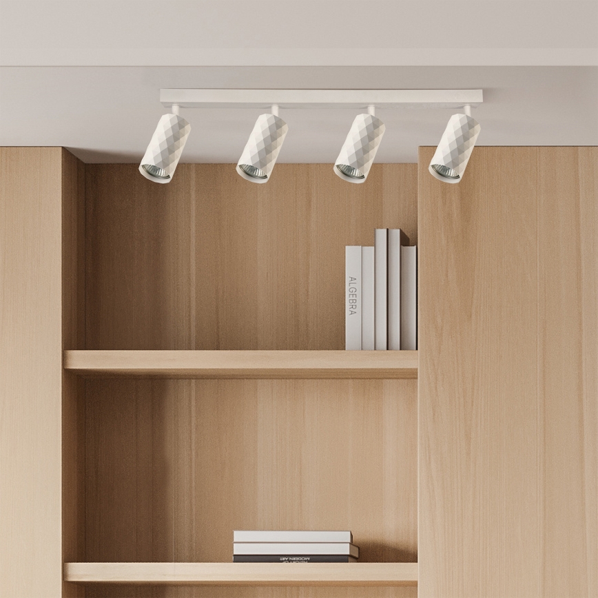 Brilagi - LED RGBW himmennettävä kohdevalaisin SELE DIAMANT 4xGU10/4,8W/230V 3000K valkoinen + kaukosäädin