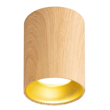 Brilagi - LED RGBW himmennettävä kohdevalaisin TRINE 1xGU10/4,8W/230V 3000K tammi-dekori + kaukosäädin