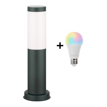 Brilagi - LED RGBW himmennettävä ulkovalaisin 1xE27/9W/230V 2700-6500K IP44 40 cm antrasiitti