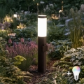 BRILAGI - LED RGBW Himmennettävä ulkovalaisin pistorasialla ELIA 1xE27/6,5W/230V 2700-6500K IP44 Wi-Fi 50 cm antrasiitti