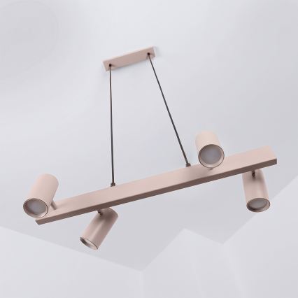 BRILAGI - LED RGBW himennettävä riippuvalaisin kaapelilla SELE 4xGU10/6,5W/230V 2700-6500K beige