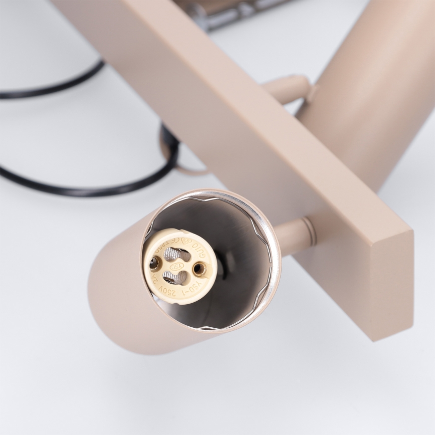 BRILAGI - LED RGBW himennettävä riippuvalaisin kaapelilla SELE 4xGU10/6,5W/230V 2700-6500K beige