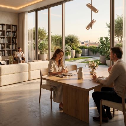 BRILAGI - LED RGBW himennettävä varrellinen kattovalaisin BRANCH 2xGU10/6,5W/230V 2700-6500K beige