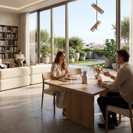 BRILAGI - LED RGBW himennettävä varrellinen kattovalaisin BRANCH 2xGU10/6,5W/230V 2700-6500K beige