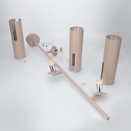 BRILAGI - LED RGBW himennettävä varrellinen kattokruunu BRANCH 3xGU10/6,5W/230V 2700-6500K beige