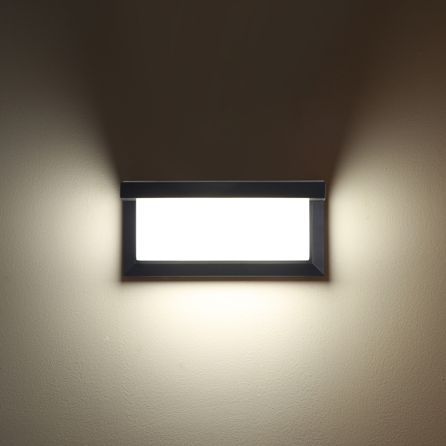 BRILAGI - LED RGBW himmennettävä ulkoseinävalaisin BRICKY 1xE27/12W/230V 2700-6500K antrasiitti IP54
