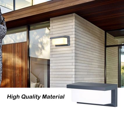 Brilagi - LED RGBW himmennettävä ulkoseinävalaisin BRICKY 1xE27/15W/230V 2700-6500K antrasiitti IP54