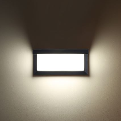Brilagi - LED RGBW himmennettävä ulkoseinävalaisin BRICKY 1xE27/9W/230V 2700-6500K antrasiitti IP54