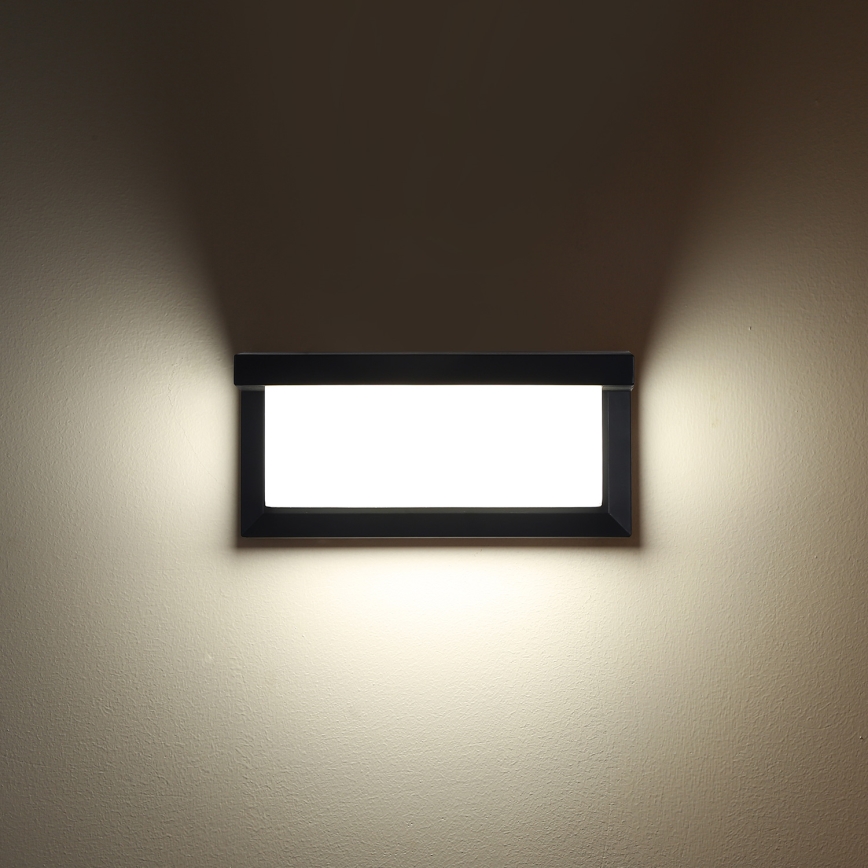 Brilagi - LED RGBW himmennettävä ulkoseinävalaisin BRICKY 1xE27/9W/230V 2700-6500K IP54 musta