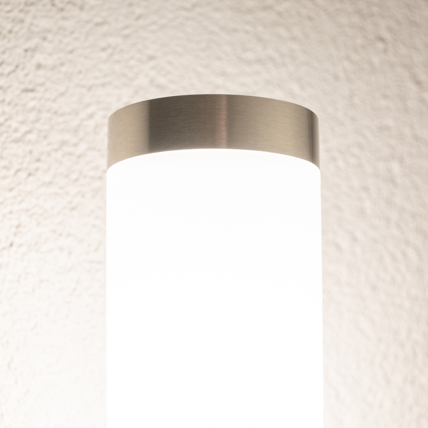 BRILAGI - LED RGBW himmennettävä ulkoseinävalaisin ELIA 1xE27/6,5W/230V 2700-6500K IP44 Wi-Fi mattakromi