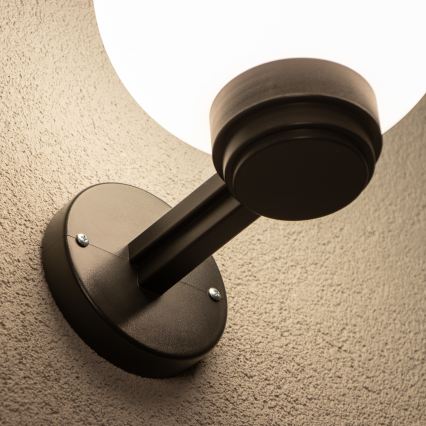 BRILAGI - LED RGBW himmennettävä ulkoseinävalaisin HARBOR 1xE27/12W/230V 2700–6500K IP33 musta/valkoinen