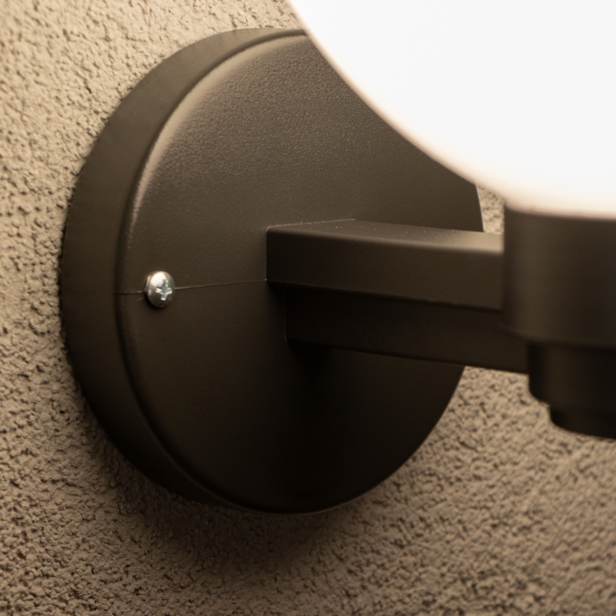 BRILAGI - LED RGBW himmennettävä ulkoseinävalaisin HARBOR 1xE27/12W/230V 2700–6500K IP33 musta/valkoinen