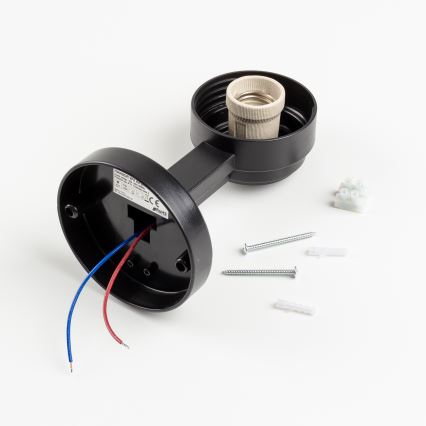 BRILAGI - LED RGBW himmennettävä ulkoseinävalaisin HARBOR 1xE27/12W/230V 2700–6500K IP33 musta/valkoinen