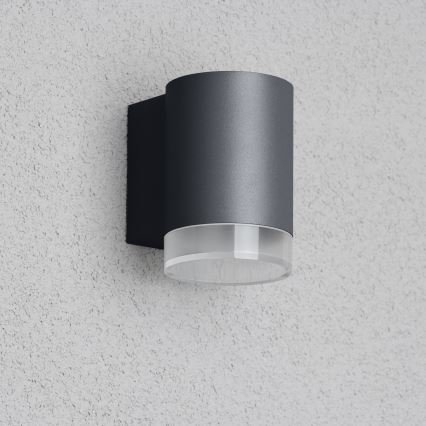 Brilagi - LED RGBW himmennettävä ulkoseinävalaisin MATERA 1xGU10/4,8W/230V 3000K IP54 antrasiitti + kaukosäädin