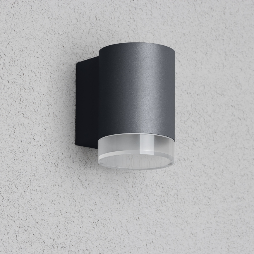 Brilagi - LED RGBW himmennettävä ulkoseinävalaisin MATERA 1xGU10/4,8W/230V 3000K IP54 antrasiitti + kaukosäädin