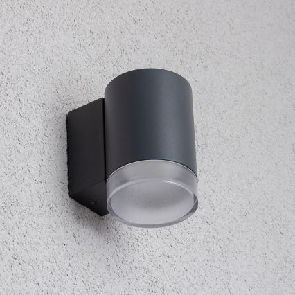 Brilagi - LED RGBW himmennettävä ulkoseinävalaisin MATERA 1xGU10/4,8W/230V 3000K IP54 antrasiitti + kaukosäädin