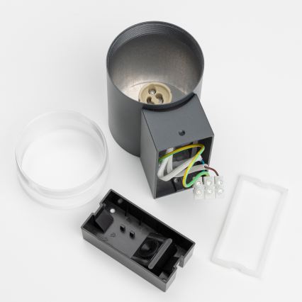 Brilagi - LED RGBW himmennettävä ulkoseinävalaisin MATERA 1xGU10/4,8W/230V 3000K IP54 antrasiitti + kaukosäädin