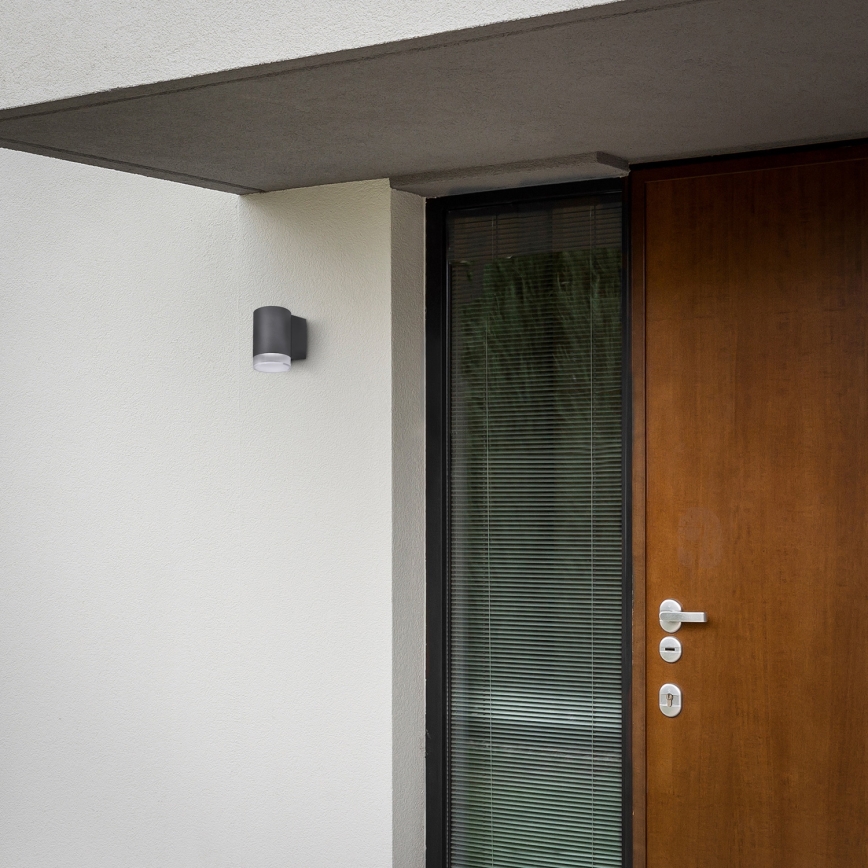 Brilagi - LED RGBW himmennettävä ulkoseinävalaisin MATERA 1xGU10/4,8W/230V 3000K IP54 antrasiitti + kaukosäädin