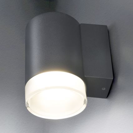 Brilagi - LED RGBW himmennettävä ulkoseinävalaisin MATERA 1xGU10/4,8W/230V 3000K IP54 antrasiitti + kaukosäädin