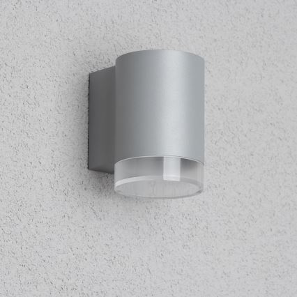Brilagi - LED RGBW himmennettävä ulkoseinävalaisin MATERA 1xGU10/4,8W/230V 3000K IP54 harmaa + kaukosäädin