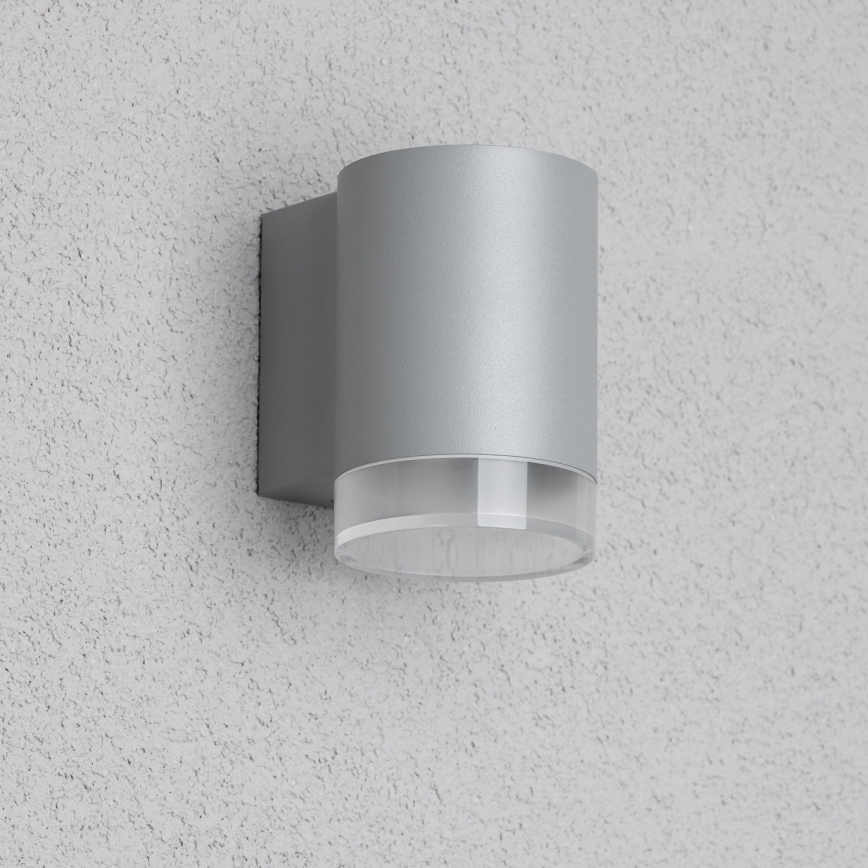 Brilagi - LED RGBW himmennettävä ulkoseinävalaisin MATERA 1xGU10/4,8W/230V 3000K IP54 harmaa + kaukosäädin
