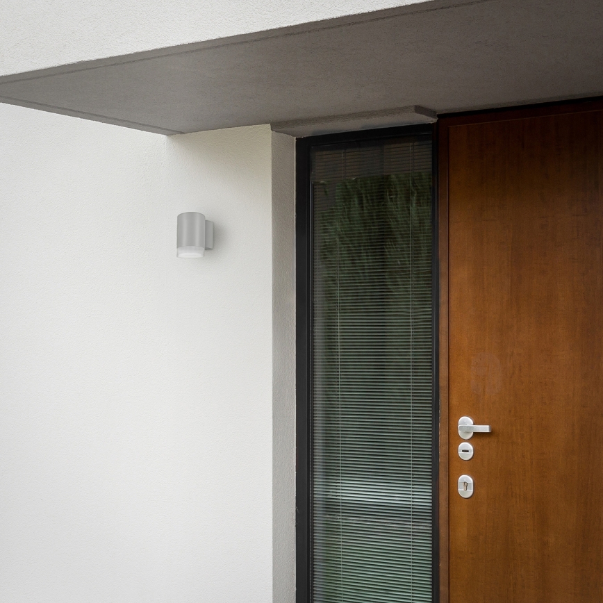 Brilagi - LED RGBW himmennettävä ulkoseinävalaisin MATERA 1xGU10/4,8W/230V 3000K IP54 harmaa + kaukosäädin