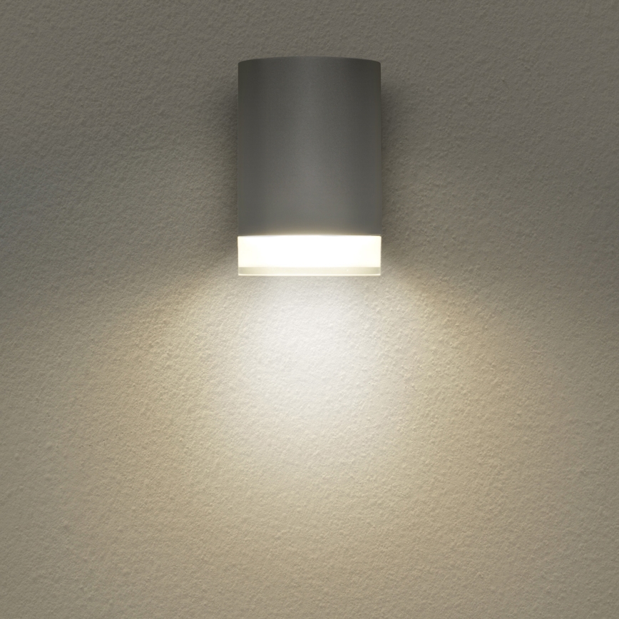 Brilagi - LED RGBW himmennettävä ulkoseinävalaisin MATERA 1xGU10/4,8W/230V 3000K IP54 harmaa + kaukosäädin