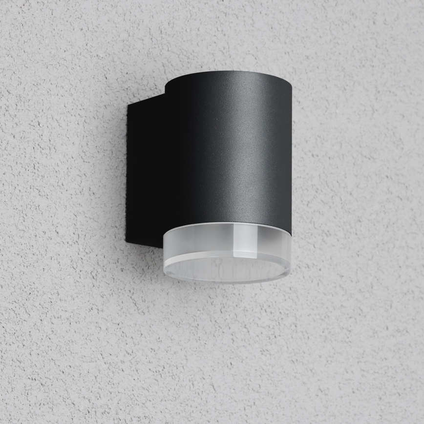 Brilagi - LED RGBW himmennettävä ulkoseinävalaisin MATERA 1xGU10/4,8W/230V 3000K IP54 musta + kaukosäädin
