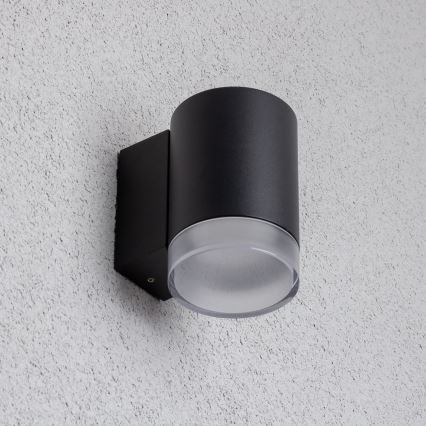 Brilagi - LED RGBW himmennettävä ulkoseinävalaisin MATERA 1xGU10/4,8W/230V 3000K IP54 musta + kaukosäädin