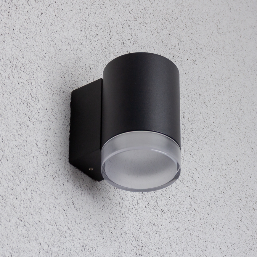 Brilagi - LED RGBW himmennettävä ulkoseinävalaisin MATERA 1xGU10/4,8W/230V 3000K IP54 musta + kaukosäädin