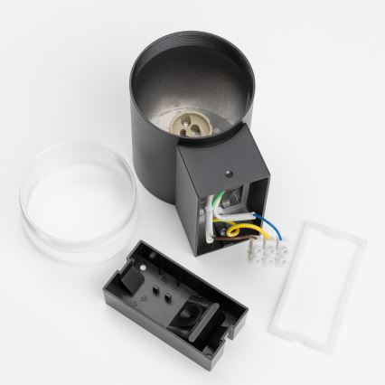 Brilagi - LED RGBW himmennettävä ulkoseinävalaisin MATERA 1xGU10/4,8W/230V 3000K IP54 musta + kaukosäädin
