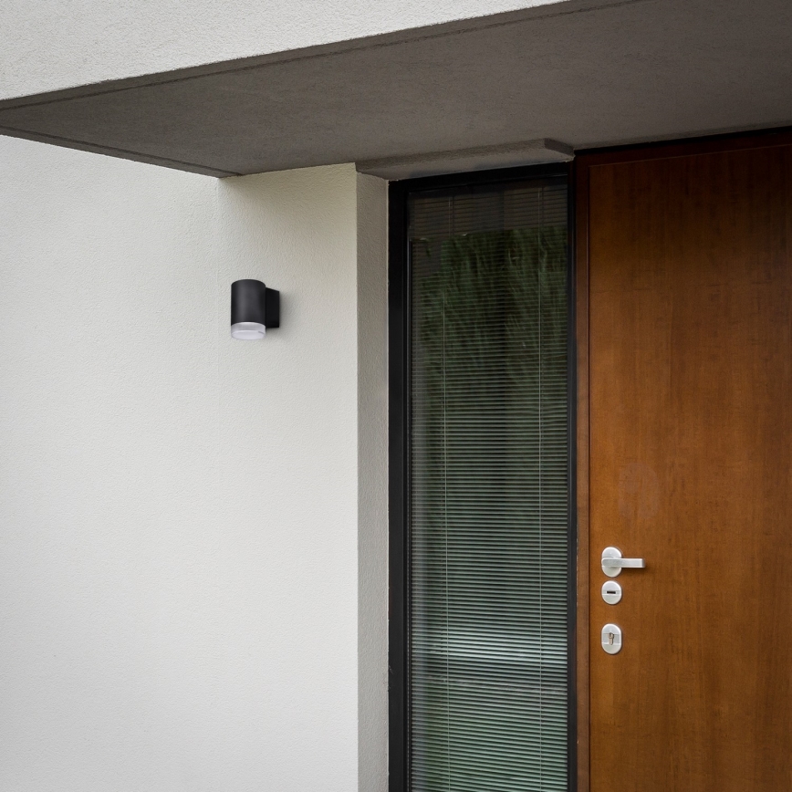 Brilagi - LED RGBW himmennettävä ulkoseinävalaisin MATERA 1xGU10/4,8W/230V 3000K IP54 musta + kaukosäädin