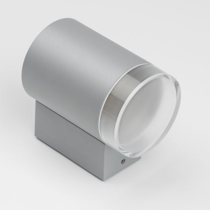 Brilagi - LED RGBW himmennettävä ulkoseinävalaisin MATERA 1xGU10/6W/230V 3000K IP54 harmaa + kaukosäädin