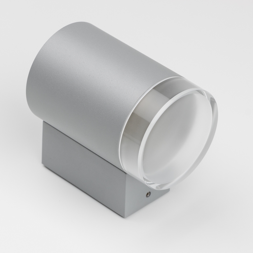 Brilagi - LED RGBW himmennettävä ulkoseinävalaisin MATERA 1xGU10/6W/230V 3000K IP54 harmaa + kaukosäädin