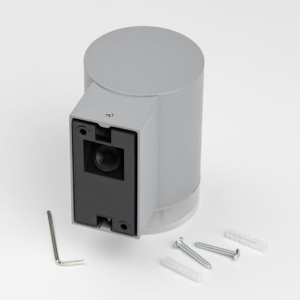 Brilagi - LED RGBW himmennettävä ulkoseinävalaisin MATERA 1xGU10/6W/230V 3000K IP54 harmaa + kaukosäädin