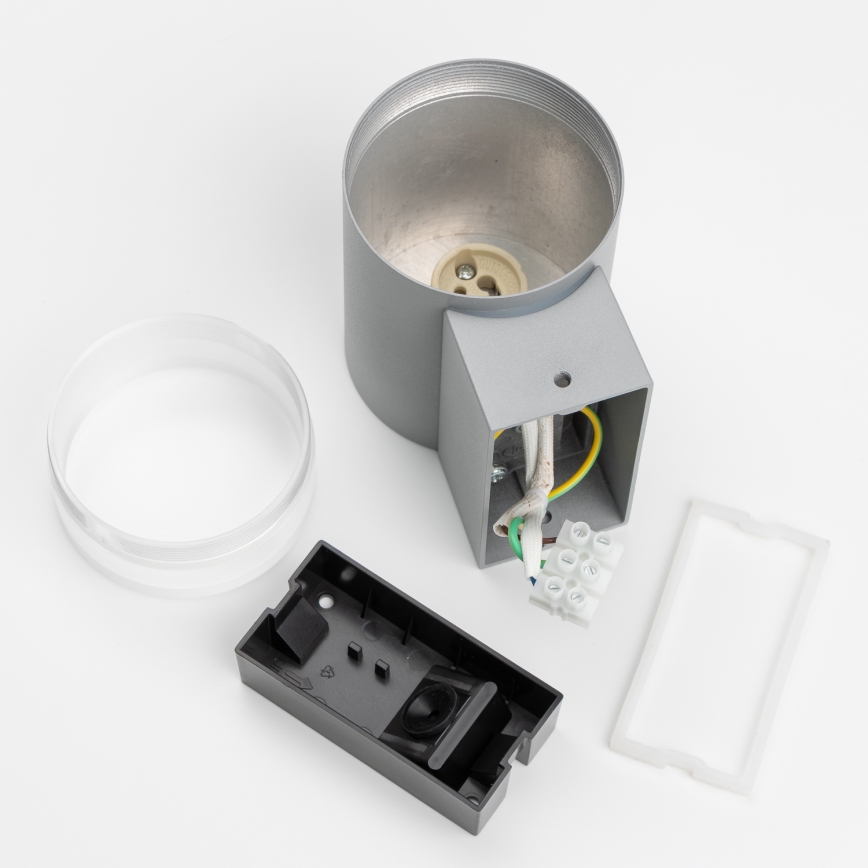 Brilagi - LED RGBW himmennettävä ulkoseinävalaisin MATERA 1xGU10/6W/230V 3000K IP54 harmaa + kaukosäädin