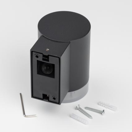 Brilagi - LED RGBW himmennettävä ulkoseinävalaisin MATERA 1xGU10/6W/230V 3000K IP54 musta + kaukosäädin