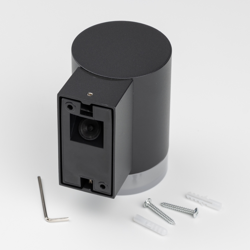 Brilagi - LED RGBW himmennettävä ulkoseinävalaisin MATERA 1xGU10/6W/230V 3000K IP54 musta + kaukosäädin