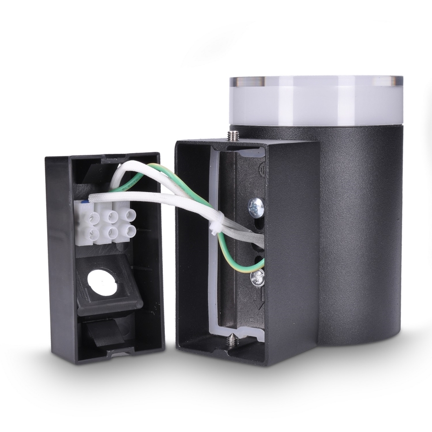 Brilagi - LED RGBW himmennettävä ulkoseinävalaisin MATERA 1xGU10/6W/230V 3000K IP54 musta + kaukosäädin