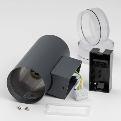 Brilagi - LED RGBW himmennettävä ulkoseinävalaisin MATERA 2xGU10/4,8W/230V 3000K IP54 antrasiitti + kaukosäädin