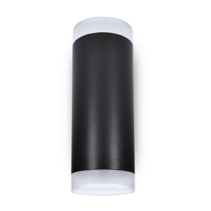 Brilagi - LED RGBW himmennettävä ulkoseinävalaisin MATERA 2xGU10/4,8W/230V 3000K IP54 musta + kaukosäädin