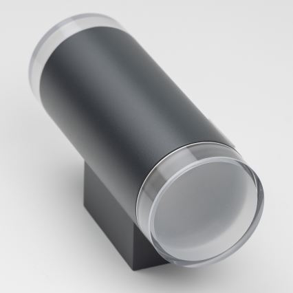 Brilagi - LED RGBW himmennettävä ulkoseinävalaisin MATERA 2xGU10/6W/230V 3000K IP54 antrasiitti + kaukosäädin