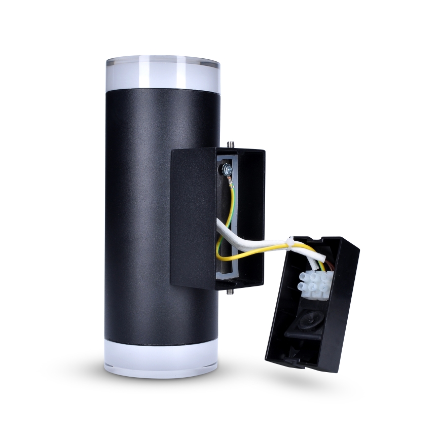 Brilagi - LED RGBW himmennettävä ulkoseinävalaisin MATERA 2xGU10/6W/230V 3000K IP54 musta + kaukosäädin